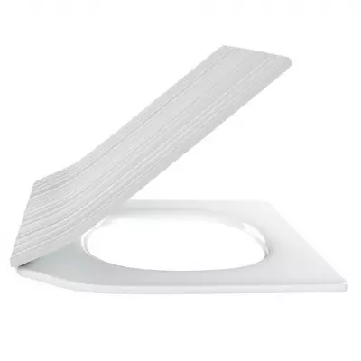Abattant extraplat Grands Boulevards � descente progressive Blanc mat - Jacob Delafon R�f. E23433-00-WMT