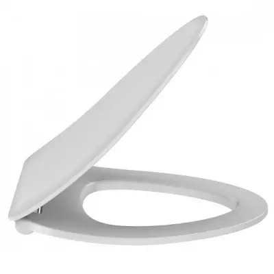 Abattant Nouvelle Vague extra-plat � descente progressive Blanc - JACOB DELAFON R�f. E20069-00