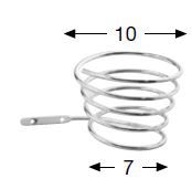 ACC PORTE SECHE CHEVEUX A VISSER TYPE RESSORT GAMME SJ  - SANIJURA Réf. 923719