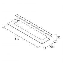 Accessoire LLOYD Porte-serviette Blanc mat - SALGAR Réf. 97657