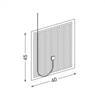 Anti-bu&eacute;e pour miroir REFLET \ A\  &agrave; l\'unit&eacute; - SANIJURA 920044