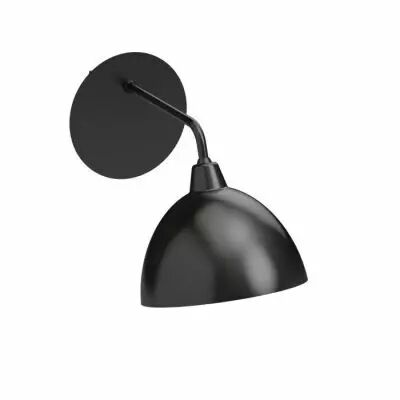 Applique murale \ Atelier\  en m�tal laqu� noir � 17 cm - JACOB DELAFON EB2575-NF