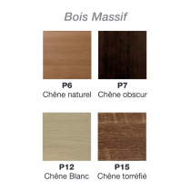 Applique murale LED \ Perle\  Ø 9 cm Bois massif (4 coloris au choix) - JACOB DELAFON Réf. EB3078-XX