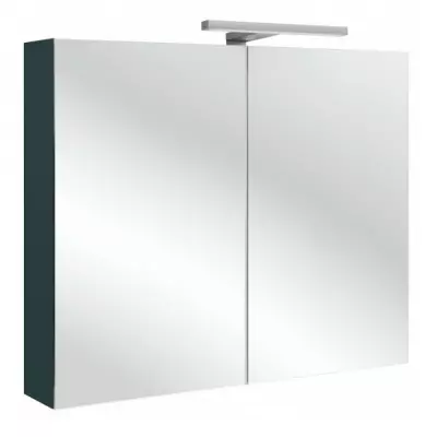 Armoire de toilette 70cm 2 portes avec �clairage Led int�rieur basalte - JACOB DELAFON R�f. EB1363