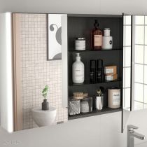 Armoire de toilette Alliance Led 21,5W 103x65cm 3 portes miroir double - SALGAR Réf. 83222