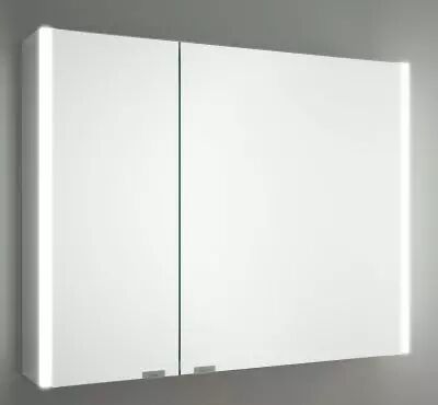 Armoire de toilette Alliance Led 21,5W 83x65cm 2 portes miroir double - SALGAR R�f. 83220