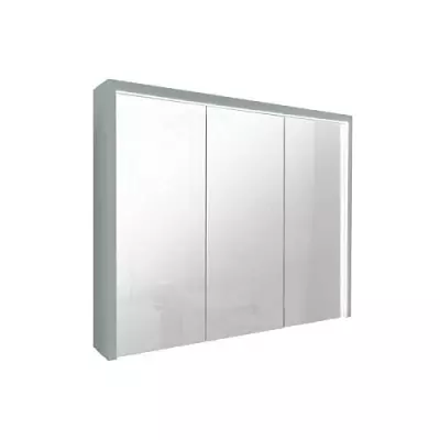 Armoire de toilette Bella 80cm LED 27,21W 3 portes miroir / Laque au choix - DECOTEC R�f. 1309301