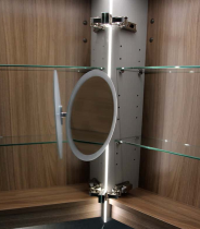 Armoire de toilette Bella Luxe 100x67cm 3 portes miroir double face - LED - Laque au choix - DECOTEC Réf. 1309411