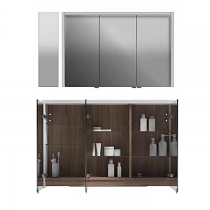 Armoire de toilette Bella Luxe 80cm LED 27,21W 3 portes miroir double face / Laque au choix - DECOTEC Réf. 1309401