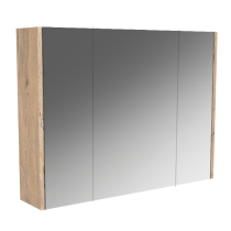 Armoire de toilette Courtoisie 80cm 1 porte décor Bois - DECOTEC Réf. 1309512