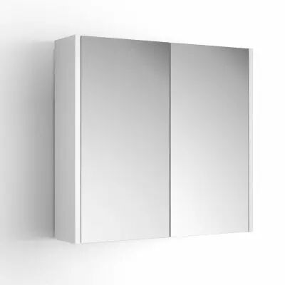 Armoire de toilette Schwan 80cm 2 portes Blanc - SALGAR R�f. 24077