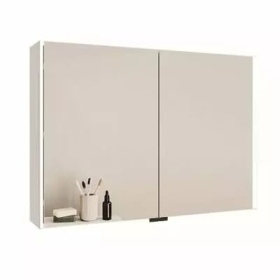 Armoire de toilette Signature 100cm LED 18,24W 2 portes miroir double face / Placage au choix - DECOTEC