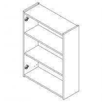 Armoire Infinity 60x84cm 1 porte Blanc brillant - SALGAR Réf. 106301