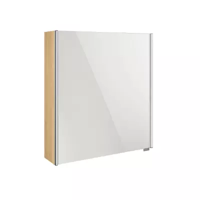 Armoire LED Signature L60 laqu�e - 1P, poign�e Chrome, charni�res D - DECOTEC R�f.1823671