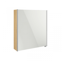 Armoire LED Signature L60 laquée - 1P, poignée Chrome, charnières D - DECOTEC Réf.1823671