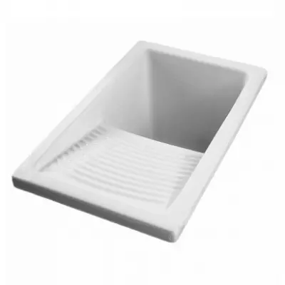 Bac � laver Riba 39x60.5cm Blanc - SANINDUSA R�f. 108600