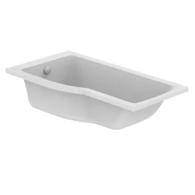 Baignoire bain-douche asym�trique Connect 150x80cm gauche Blanc - PORCHER R�f. T362501