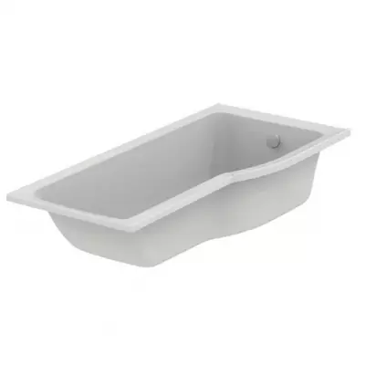 Baignoire bain-douche asym�trique Connect 170x80cm droite Blanc - PORCHER R�f. E113501