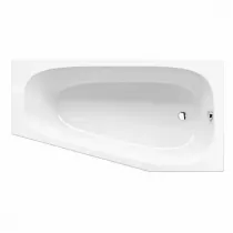 Baignoire Bastille bain-douche (seule) 170x90/60cm version droite blanc brillant antid&eacute;rapant - JACOB DELAFON R&eacute;f. E6D214R-F-00
