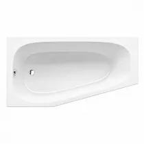 Baignoire Bastille bain-douche (seule) 170x90/60cm version gauche blanc brillant antid&eacute;rapant - JACOB DELAFON R&eacute;f. E6D214L-F-00
