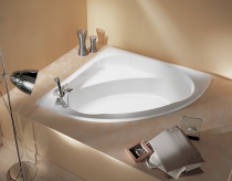 Baignoire d\'angle Domo 135x135cm Blanc - Jacob Delafon Réf. E60223-00