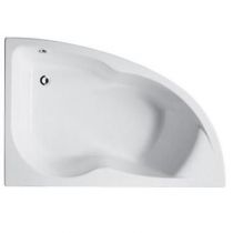 Baignoire d\'angle MicroMéga Duo 150 X 100 acrylique version droite Blanc - JACOB DELAFON Réf. E60218-00