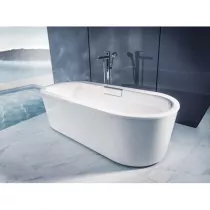 Baignoire fonte Volute &icirc;lot 170x80cm avec tablier et vidage inclus - JACOB DELAFON R&eacute;f. C6D063-00