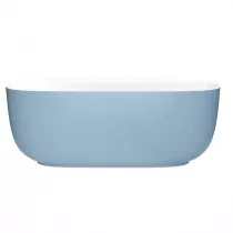 Baignoire &icirc;lot Bastille acrylique 170x80cm avec vidage inclus Laqu&eacute; Aigue marine satin&eacute;e - JACOB DELAFON R&eacute;f. E6D511-S50