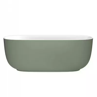 Baignoire �lot Bastille acrylique 170x80cm avec vidage inclus Laqu� Kaki satin�e - JACOB DELAFON R�f. E6D511-S66