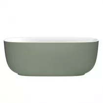 Baignoire &icirc;lot Bastille acrylique 170x80cm avec vidage inclus Laqu&eacute; Kaki satin&eacute;e - JACOB DELAFON R&eacute;f. E6D511-S66