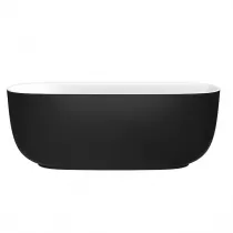 Baignoire &icirc;lot Bastille acrylique 170x80cm avec vidage inclus Laqu&eacute; Noir satin&eacute;e - JACOB DELAFON R&eacute;f. E6D511-S14