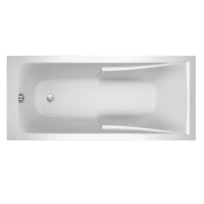 Baignoire rectangulaire Corvette 170x70cm Min�racryl� blanc brillant (�conome en eau) - JACOB DELAFON R�f. E60902-00