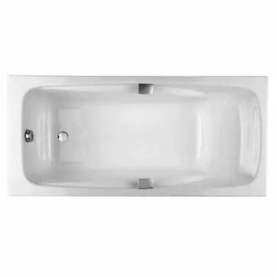 Baignoire rectangulaire Repos 170 x 80 fonte �maill�e perc�e pour poign�es Blanc - JACOB DELAFON R�f. E2915-00
