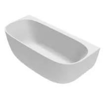 Baignoire semi-&icirc;lot Bastille acrylique 170x80cm avec vidage inclus Blanc mat - JACOB DELAFON R&eacute;f. E6D512-WPM