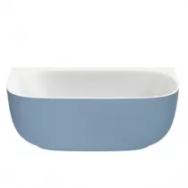 Baignoire semi-&icirc;lot Bastille acrylique 170x80cm avec vidage inclus Laqu&eacute; Aigue marine satin&eacute;e - JACOB DELAFON R&eacute;f. E6D512-S50