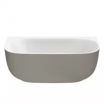 Baignoire semi-&icirc;lot Bastille acrylique 170x80cm avec vidage inclus Laqu&eacute; Brun Sepia satin&eacute;e - JACOB DELAFON R&eacute;f. E6D512-S64