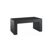 Banc époxy noir L.100 x H.45 x P.55 cm - INVICTA Réf. P696131