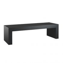 Banc époxy noir L.160 x H.45 x P.55 cm - INVICTA Réf. P696128