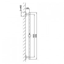 Barre de douche Drakkar Carbone - O\'DESIGN Réf. BAR-DRAK-CA