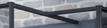 Barre de renfort 120cm redécoupable Noir - JACOB DELAFON Réf. E94BW120-BLV