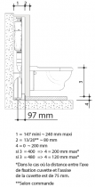 Bâti-support autoportant INGENIO - Siamp Réf. 31311010