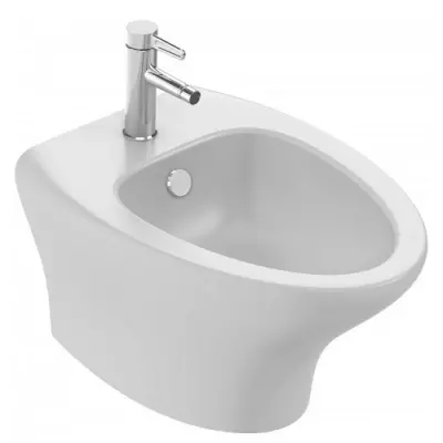 Bidet suspendu Nouvelle Vague perc� 1 trou Blanc - JACOB DELAFON R�f. EMD0002-00