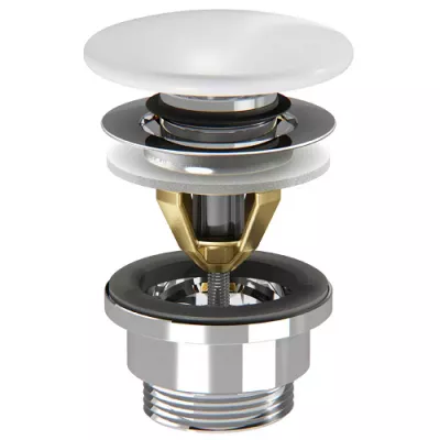 Bonde � d�bordement c�ramique 72mm Blanc - JACOB DELAFON R�f. E78263-00