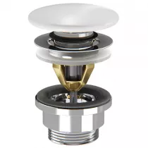 Bonde &agrave; d&eacute;bordement c&eacute;ramique 72mm Blanc - JACOB DELAFON R&eacute;f. E78263-00