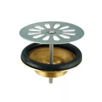 Bonde &agrave; grille laiton Chrome - Jacob Delafon R&eacute;f. E78561-CP