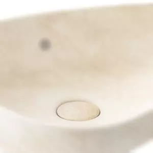 Bonde de vidage clic-clac 72mm c�ramique Bonde de vidage clic-clac 72mm c�ramique Travertin Sable - JACOB DELAFON R�f. E78262-HY