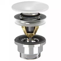 Bonde de vidage clic-clac c&eacute;ramique Blanc - JACOB DELAFON R&eacute;f. E78262-00