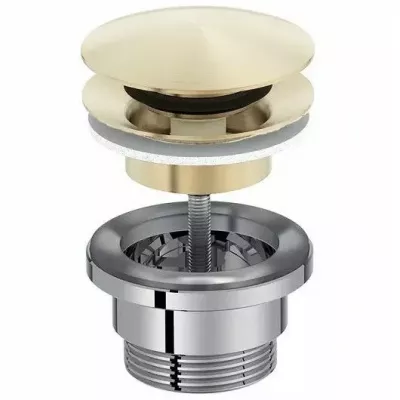 Bonde de vidage clic-clac Or beige - JACOB DELAFON R�f. E30536-BGG