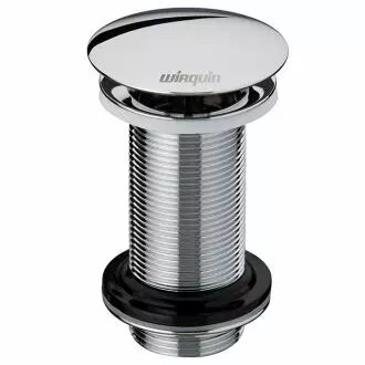 Bonde lavabo �coulement libre d�me fixe laiton chrom� - WIRQUIN R�f. 30720503