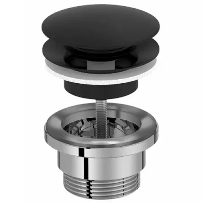 Bonde vidage clic-clac Noir mat - JACOB DELAFON R�f. E30536-BL